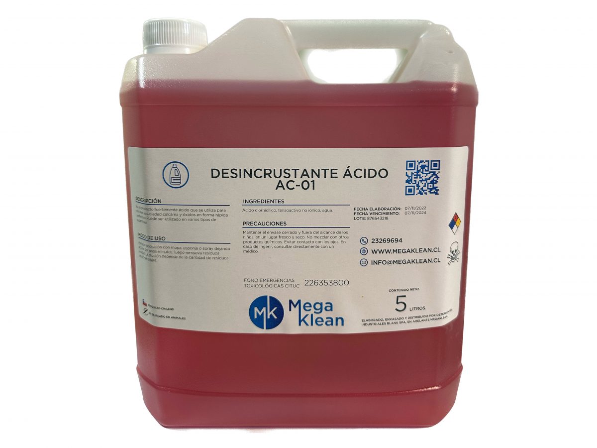 DESINCRUSTANTE ÁCIDO